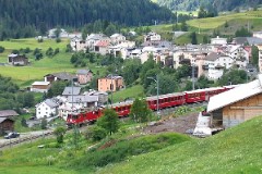 RhB (Rhätische Bahn), Lavin, 11. July 2004